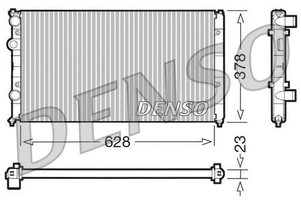 Obrázok Chladič motora DENSO  DRM32035