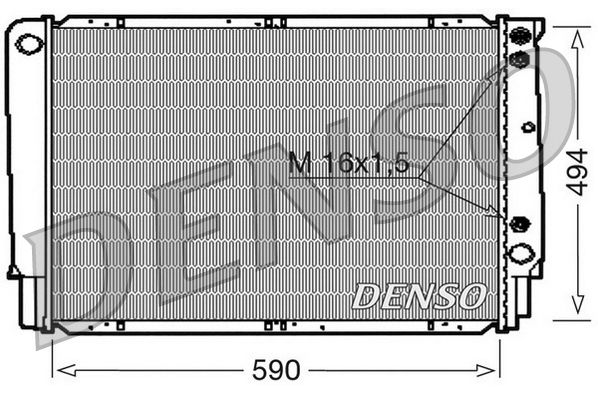 Obrázok Chladič motora DENSO  DRM33053