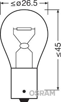 Obrázok żiarovka pre hlavný svetlomet OSRAM ULTRA LIFE 7506ULT