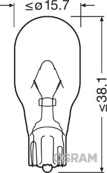 Obrázok żiarovka pre smerové svetlo OSRAM ORIGINAL 921NA
