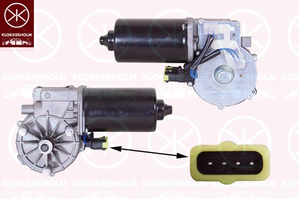 Obrázok Motor stieračov KLOKKERHOLM  00653270