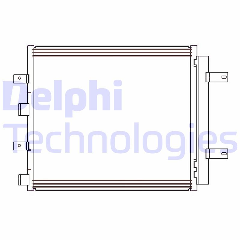 Obrázok Kondenzátor klimatizácie DELPHI  CF20241