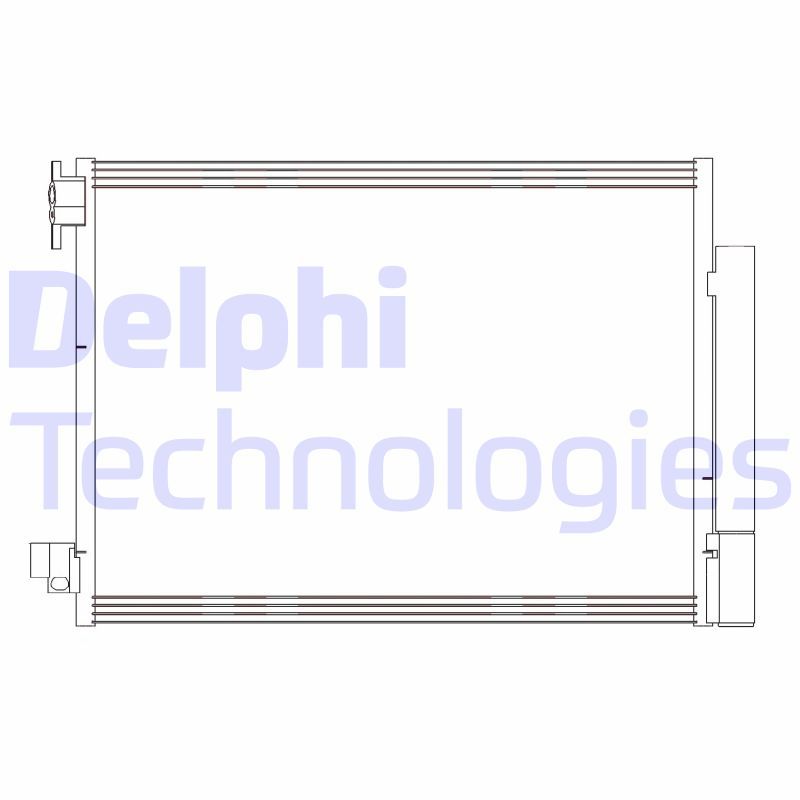 Obrázok Kondenzátor klimatizácie DELPHI  CF20415