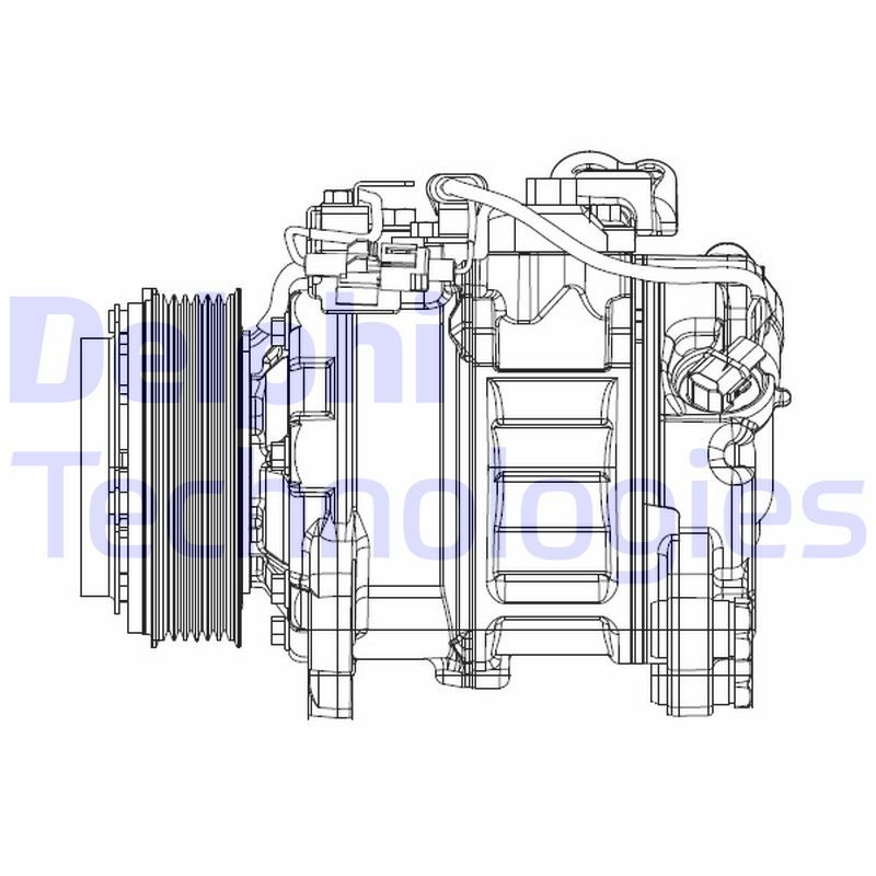 Obrázok Kompresor klimatizácie DELPHI  CS20501