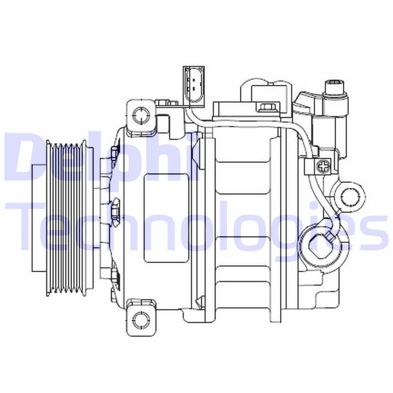 Obrázok Kompresor klimatizácie DELPHI  CS20522