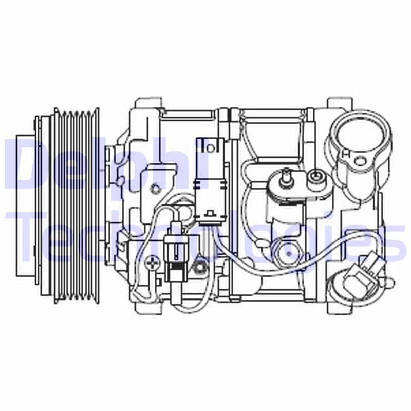 Obrázok Kompresor klimatizácie DELPHI  CS20545