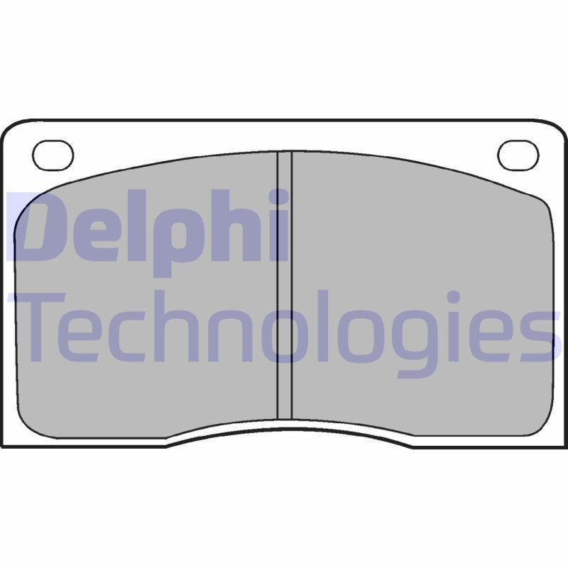Obrázok Sada brzdových platničiek kotúčovej brzdy DELPHI  LP132