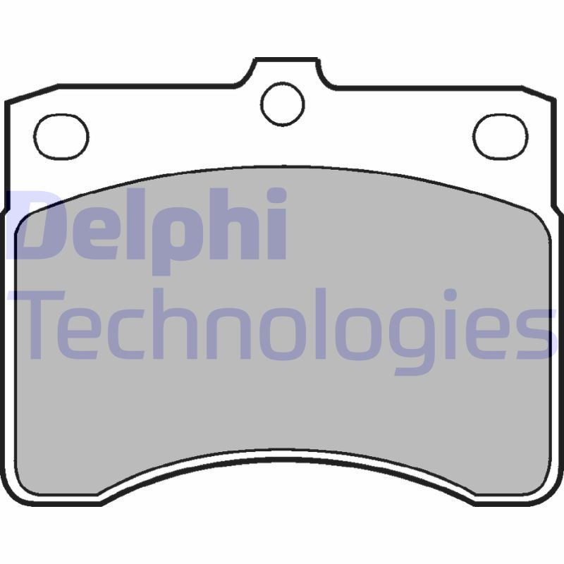 Obrázok Sada brzdových platničiek kotúčovej brzdy DELPHI  LP578