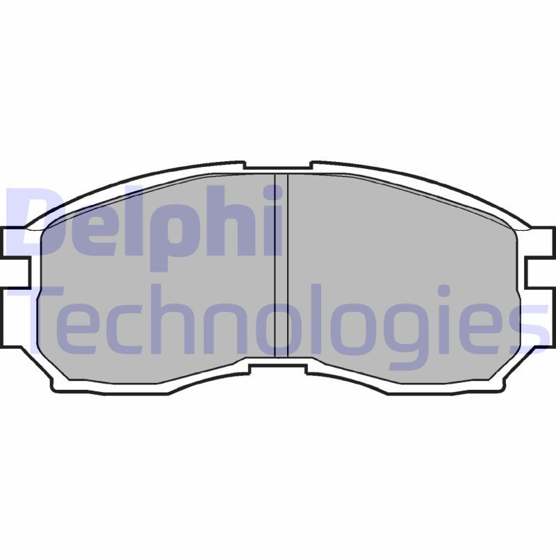 Obrázok Sada brzdových platničiek kotúčovej brzdy DELPHI  LP803