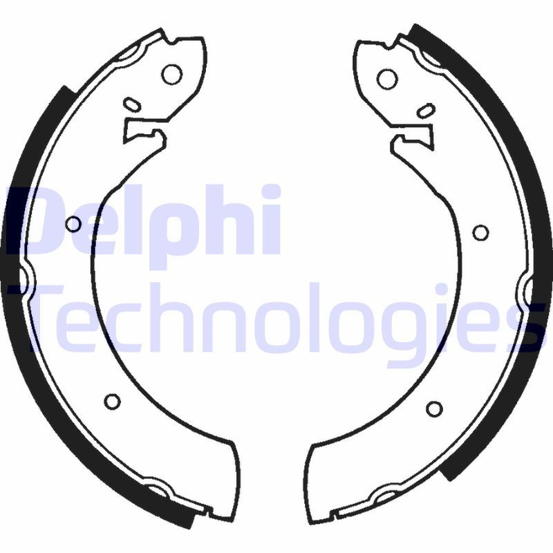 Obrázok Sada brzdových čeľustí DELPHI  LS1179