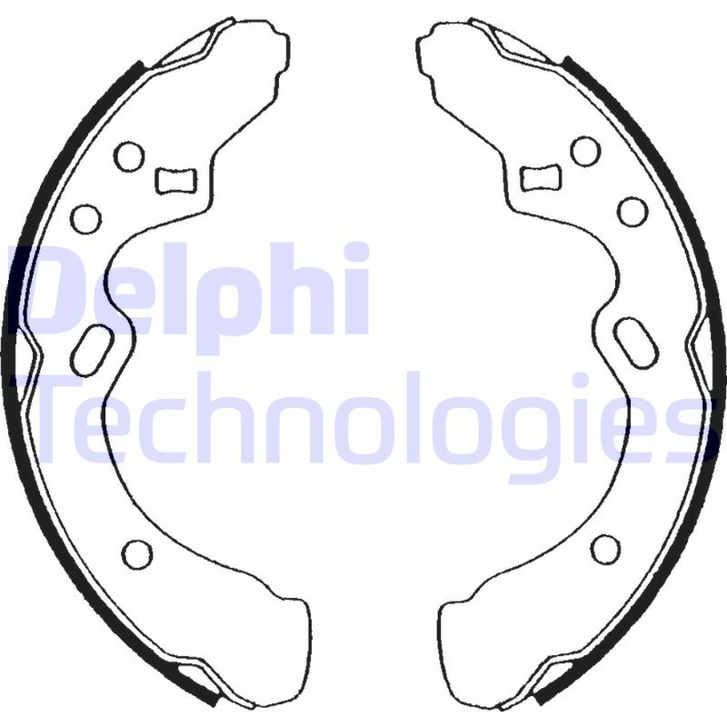 Obrázok Sada brzdových čeľustí DELPHI  LS1501