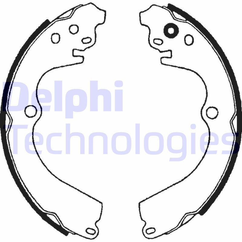 Obrázok Sada brzdových čeľustí DELPHI  LS1604
