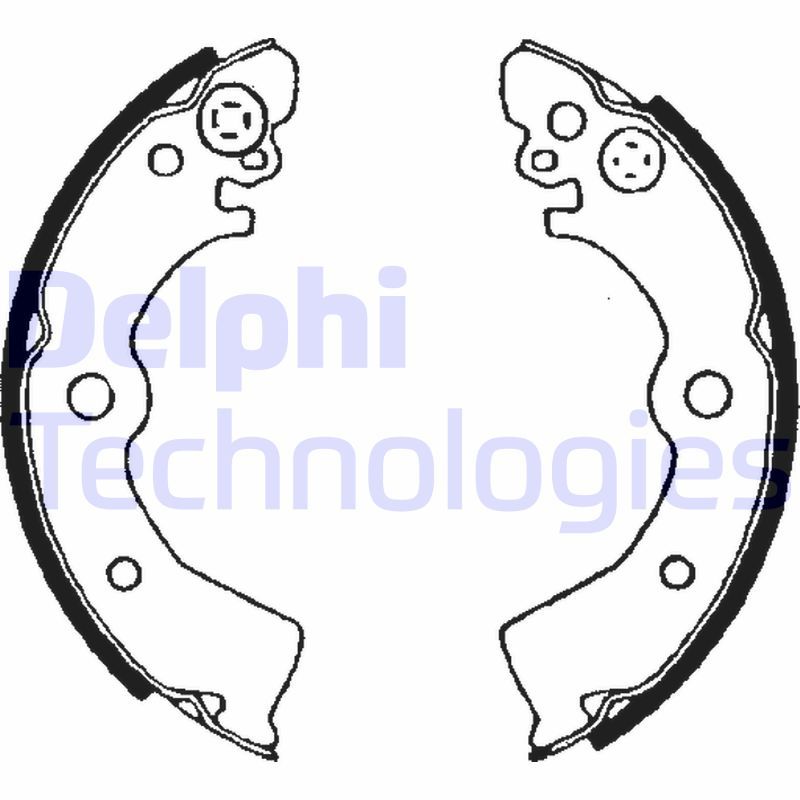 Obrázok Sada brzdových čeľustí DELPHI  LS1650
