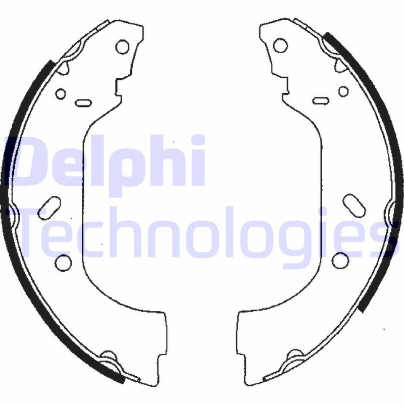 Obrázok Sada brzdových čeľustí DELPHI  LS1715