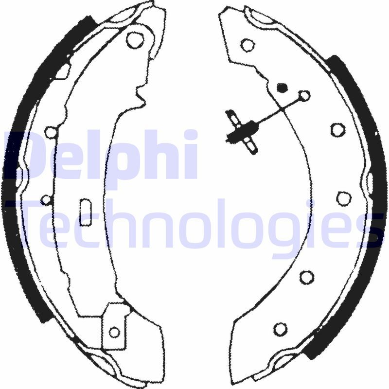 Obrázok Sada brzdových čeľustí DELPHI  LS1717