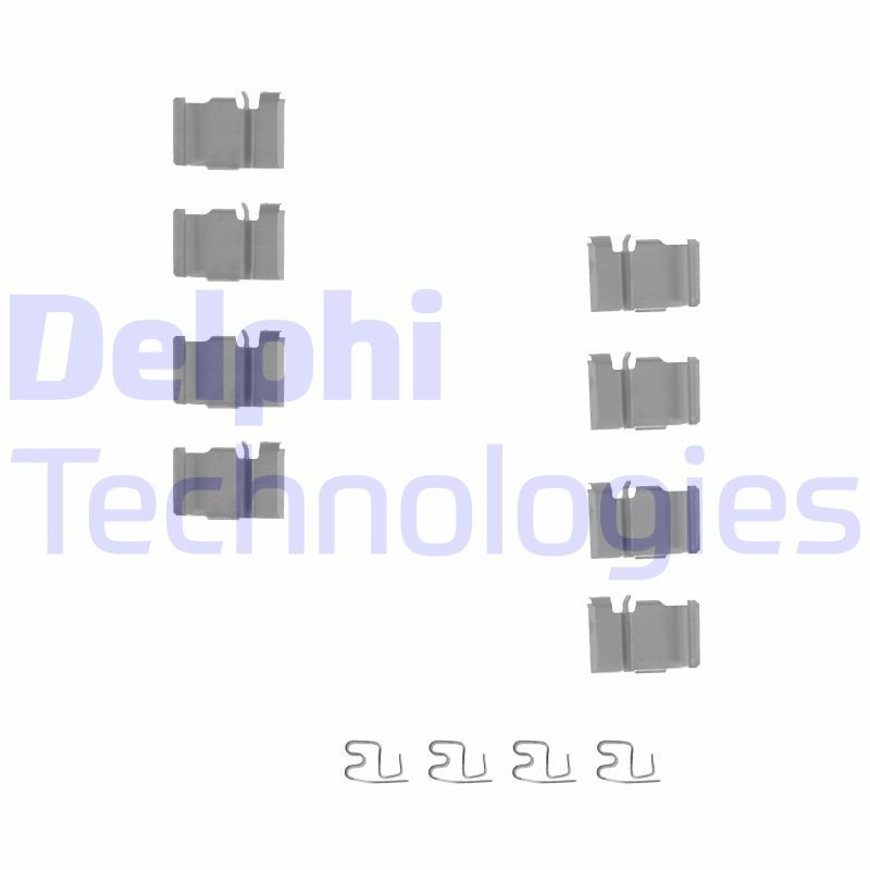 Obrázok Sada príslużenstva oblożenia kotúčovej brzdy DELPHI  LX0212