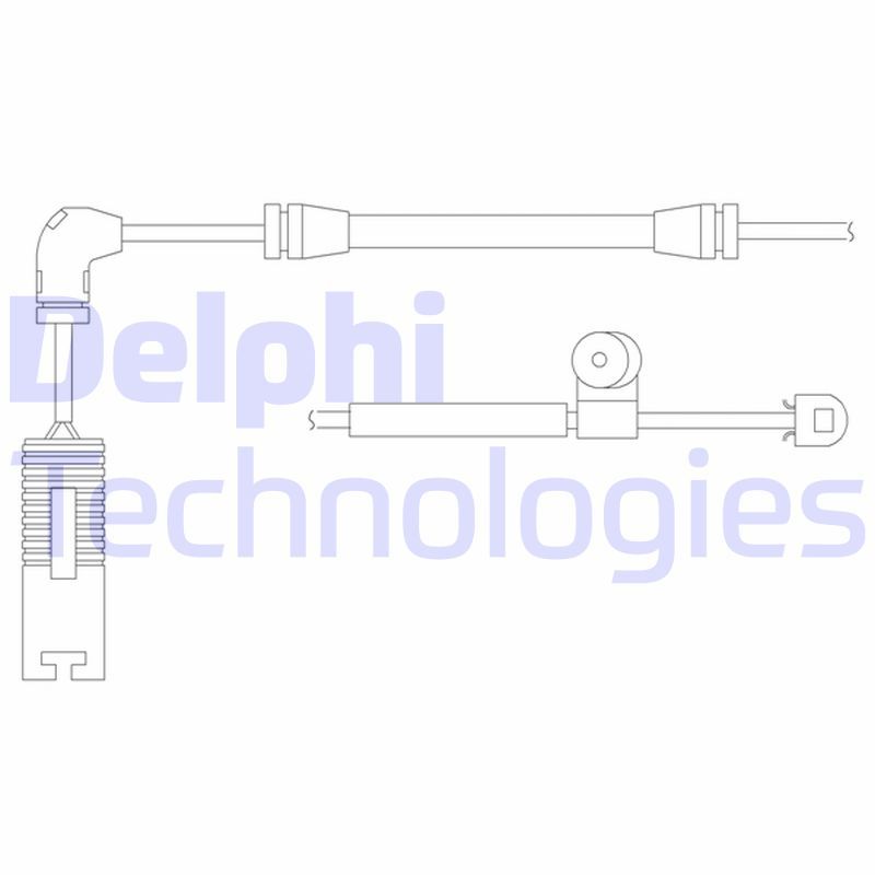 Obrázok Výstrażný kontakt opotrebenia brzdového oblożenia DELPHI  LZ0150