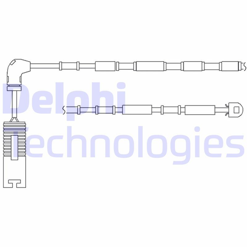 Obrázok Výstrażný kontakt opotrebenia brzdového oblożenia DELPHI  LZ0151