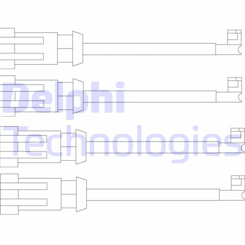 Obrázok Výstrażný kontakt opotrebenia brzdového oblożenia DELPHI  LZ0189
