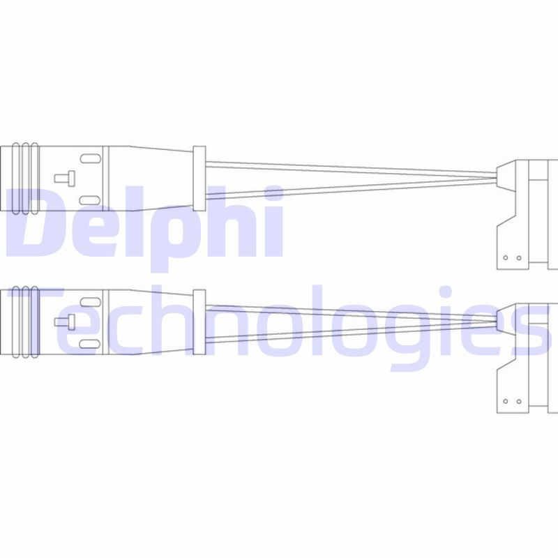 Obrázok Výstrażný kontakt opotrebenia brzdového oblożenia DELPHI  LZ0190