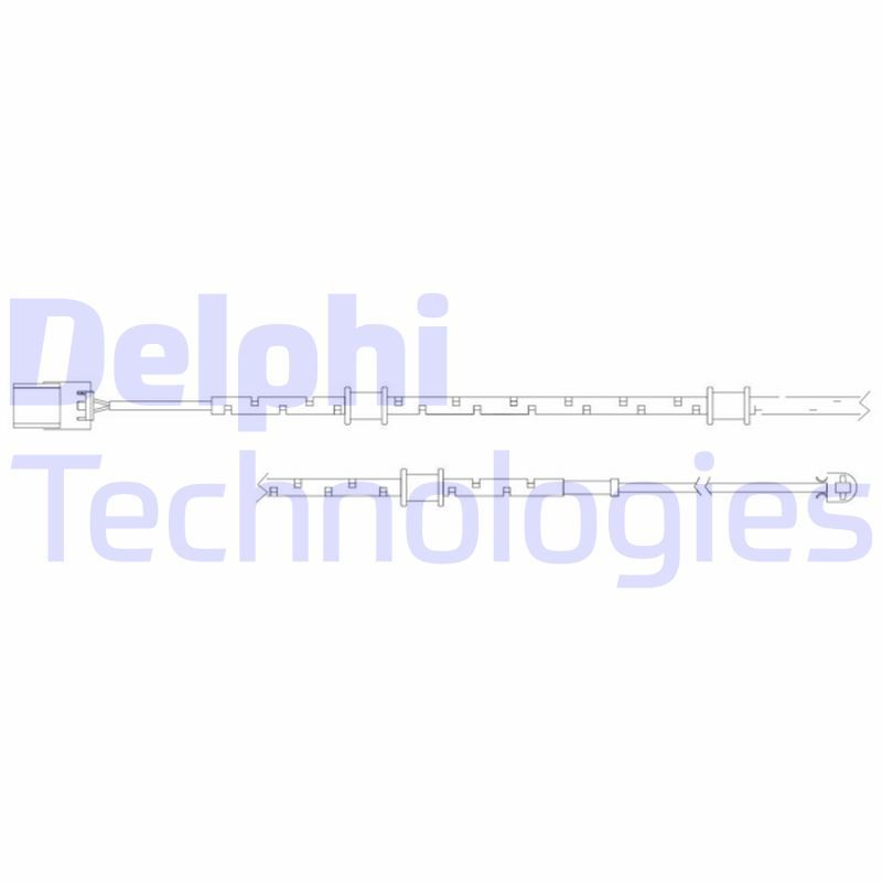 Obrázok Výstrażný kontakt opotrebenia brzdového oblożenia DELPHI  LZ0252