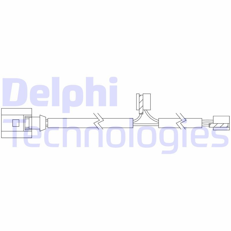 Obrázok Výstrażný kontakt opotrebenia brzdového oblożenia DELPHI  LZ0324