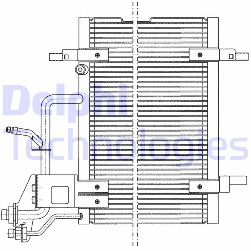 Obrázok Kondenzátor klimatizácie DELPHI  TSP0225011