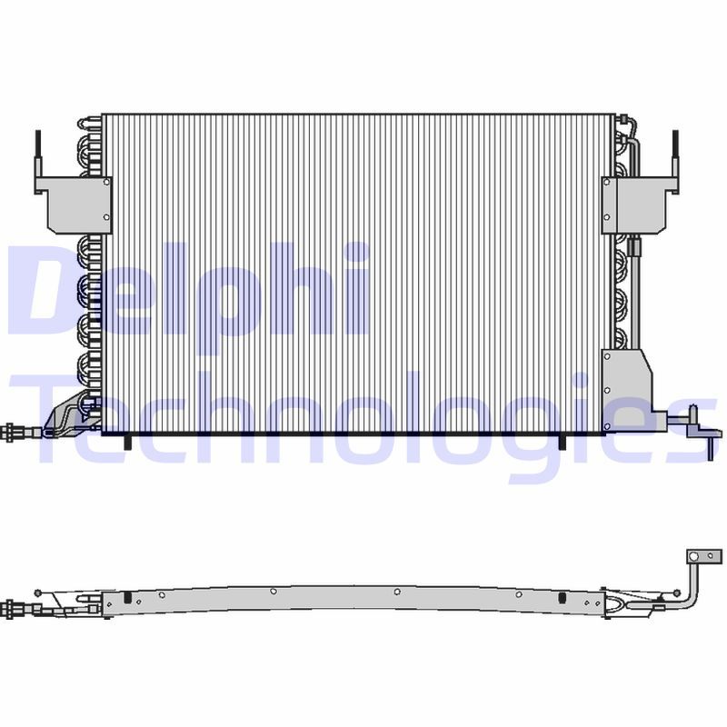 Obrázok Kondenzátor klimatizácie DELPHI  TSP0225021