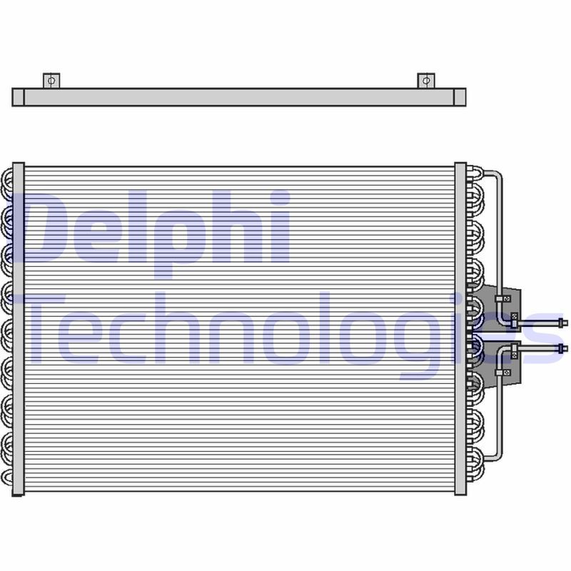 Obrázok Kondenzátor klimatizácie DELPHI  TSP0225061