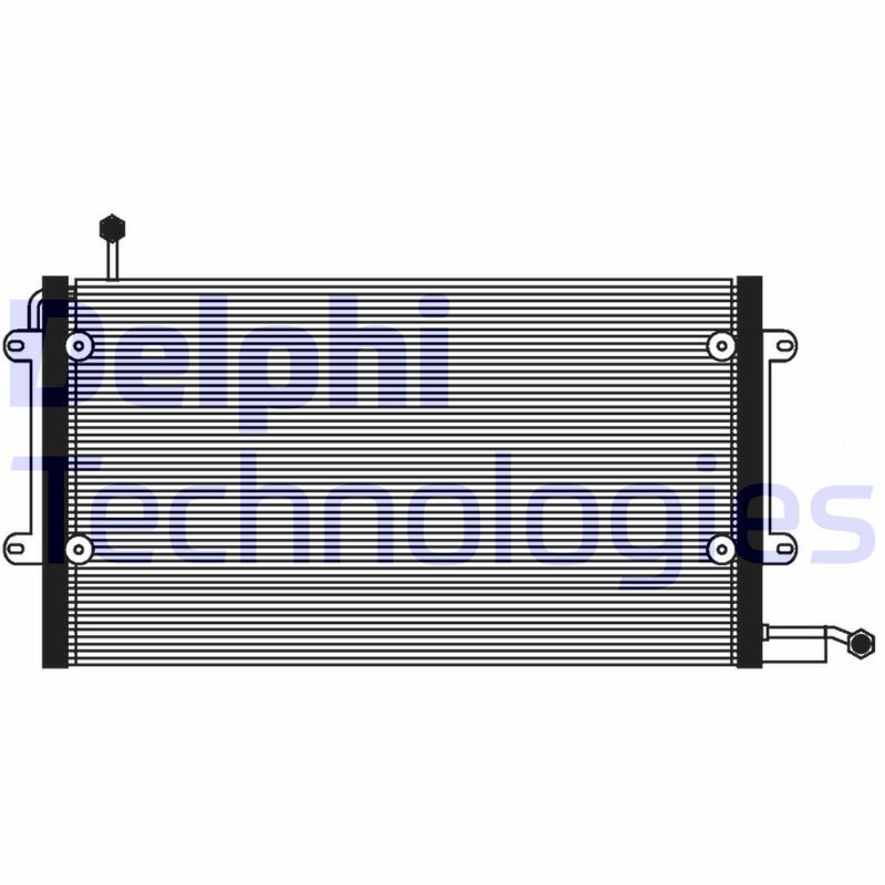 Obrázok Kondenzátor klimatizácie DELPHI  TSP0225072