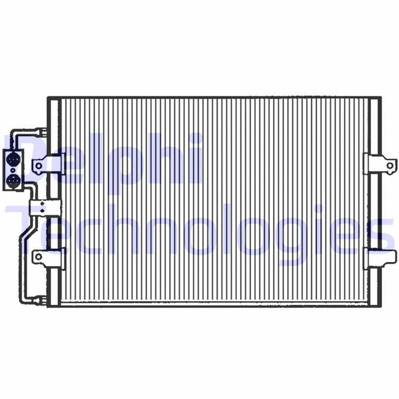 Obrázok Kondenzátor klimatizácie DELPHI  TSP0225110