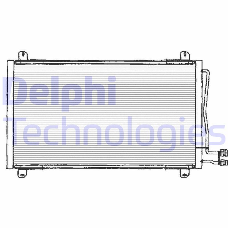 Obrázok Kondenzátor klimatizácie DELPHI  TSP0225125