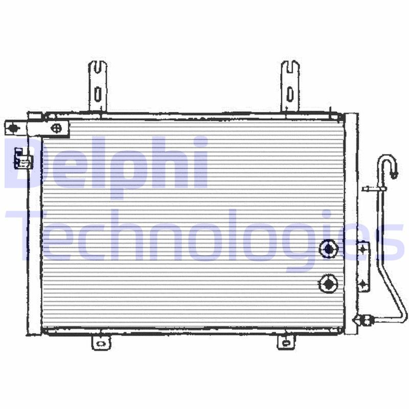 Obrázok Kondenzátor klimatizácie DELPHI  TSP0225133