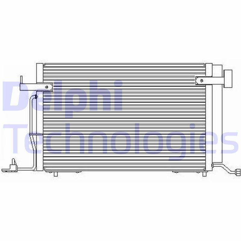 Obrázok Kondenzátor klimatizácie DELPHI  TSP0225176