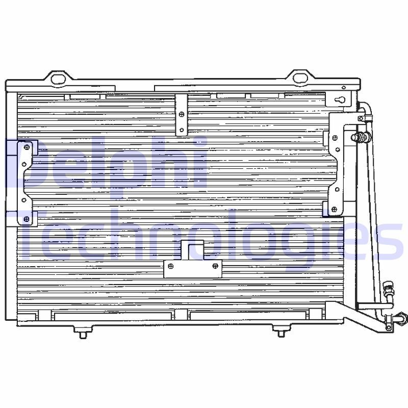 Obrázok Kondenzátor klimatizácie DELPHI  TSP0225193