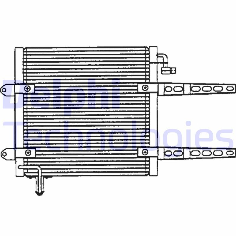 Obrázok Kondenzátor klimatizácie DELPHI  TSP0225205