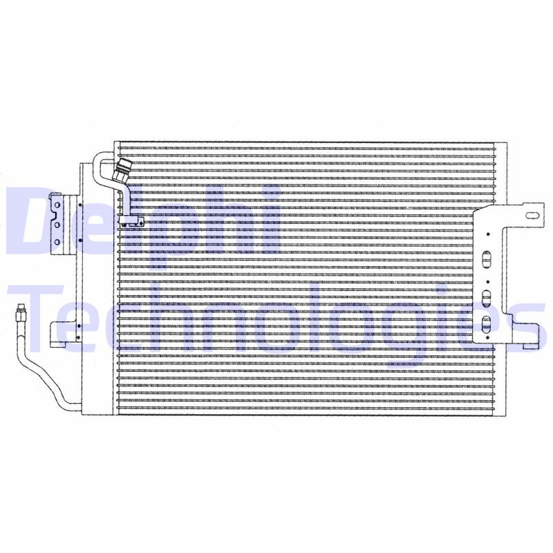 Obrázok Kondenzátor klimatizácie DELPHI  TSP0225210