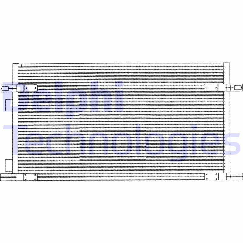 Obrázok Kondenzátor klimatizácie DELPHI  TSP0225212