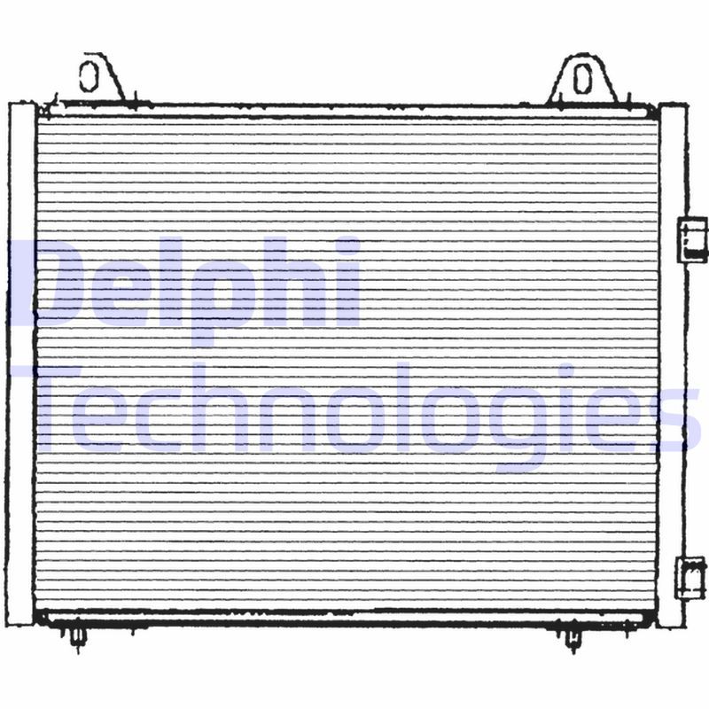 Obrázok Kondenzátor klimatizácie DELPHI  TSP0225222