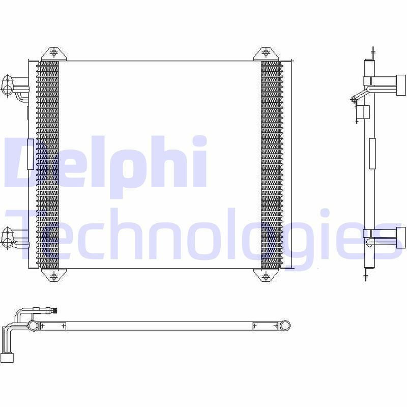 Obrázok Kondenzátor klimatizácie DELPHI  TSP0225407