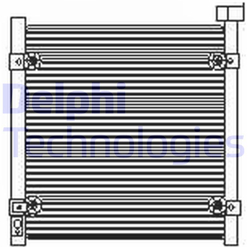 Obrázok Kondenzátor klimatizácie DELPHI  TSP0225422