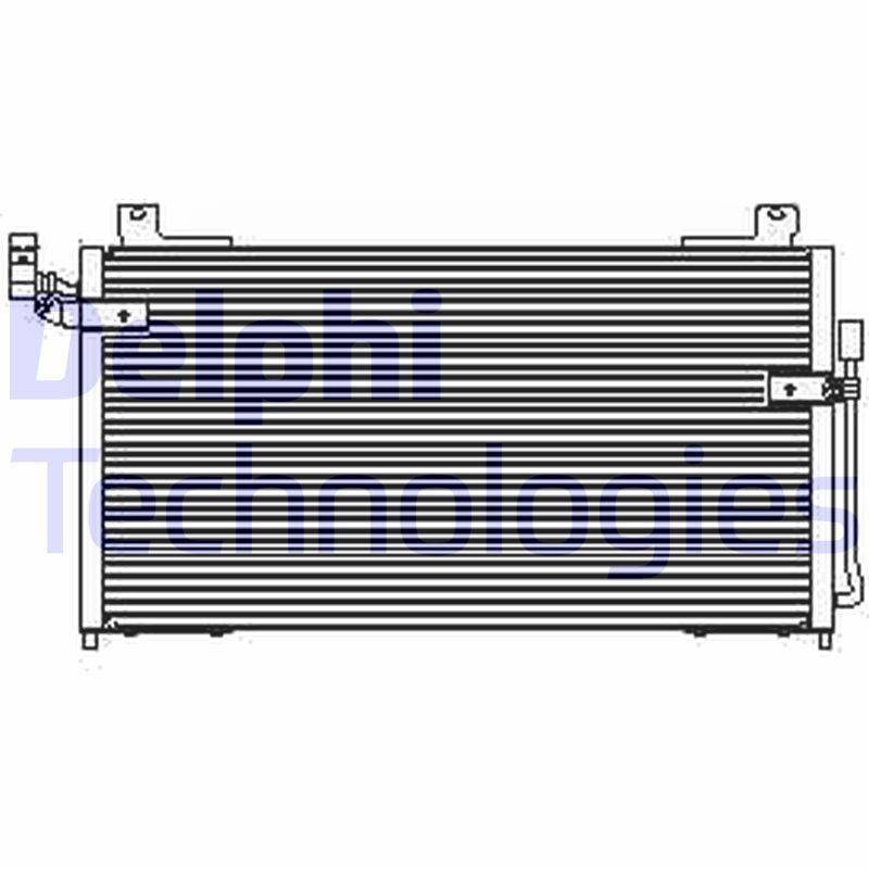 Obrázok Kondenzátor klimatizácie DELPHI  TSP0225427