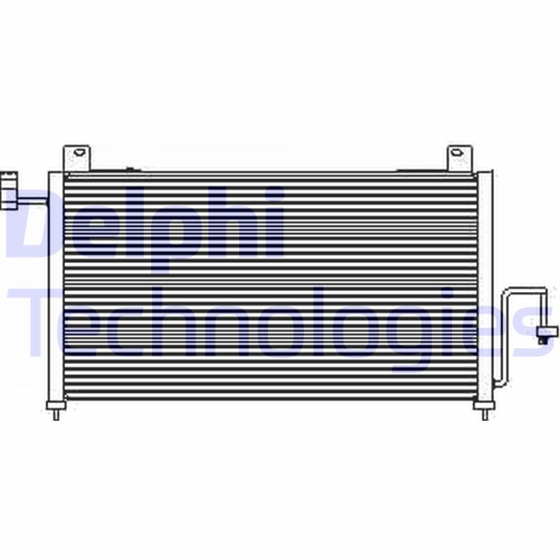 Obrázok Kondenzátor klimatizácie DELPHI  TSP0225428