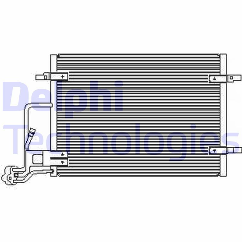 Obrázok Kondenzátor klimatizácie DELPHI  TSP0225453