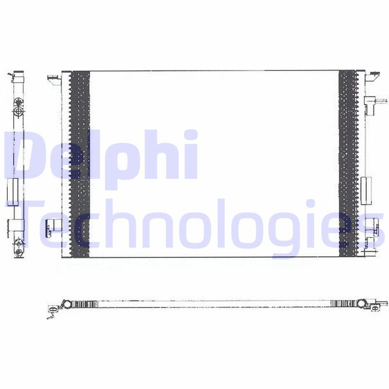 Obrázok Kondenzátor klimatizácie DELPHI  TSP0225463
