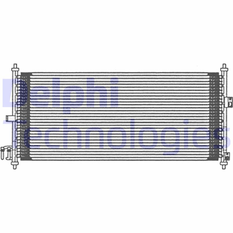 Obrázok Kondenzátor klimatizácie DELPHI  TSP0225476
