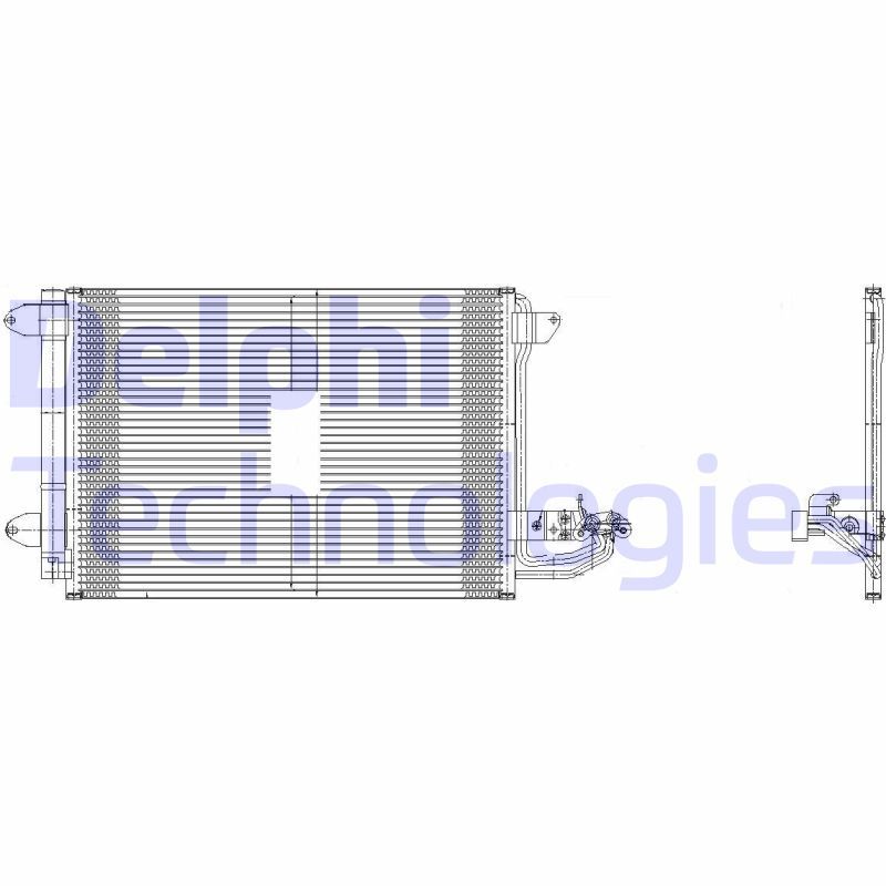 Obrázok Kondenzátor klimatizácie DELPHI  TSP0225482