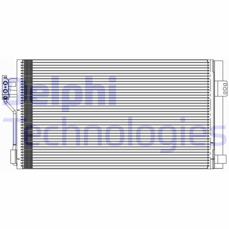 Obrázok Kondenzátor klimatizácie DELPHI  TSP0225611