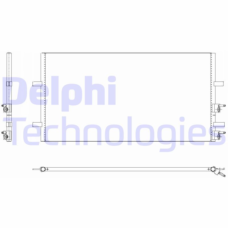 Obrázok Kondenzátor klimatizácie DELPHI  TSP0225640