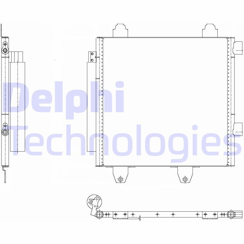 Obrázok Kondenzátor klimatizácie DELPHI  TSP0225643